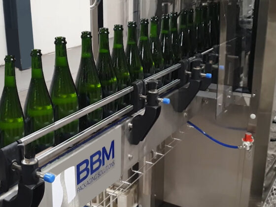 BBM installe une ligne de verre pour le vin mousseux méthode classique