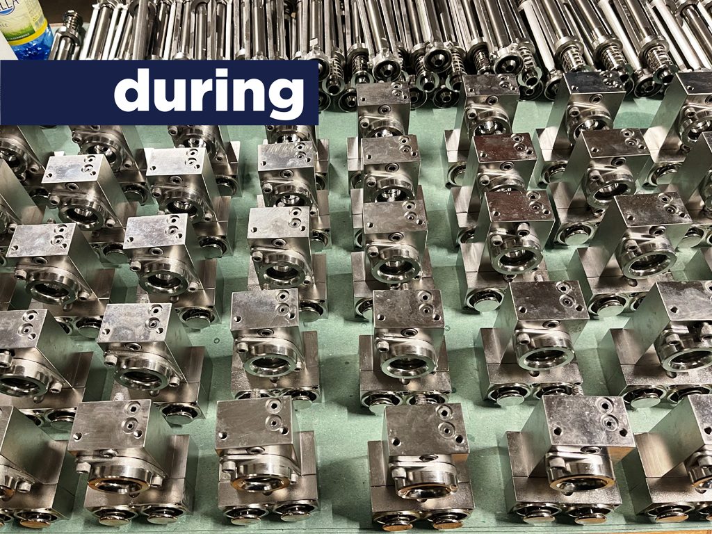 Manutenzione monoblocco di riempimento
