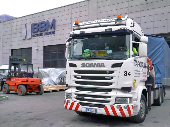 bottling line transport