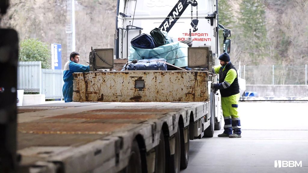 trasporto eccezionale linea di imbottigliamento