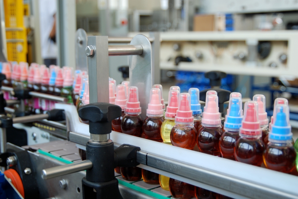 Candy drink bottling line