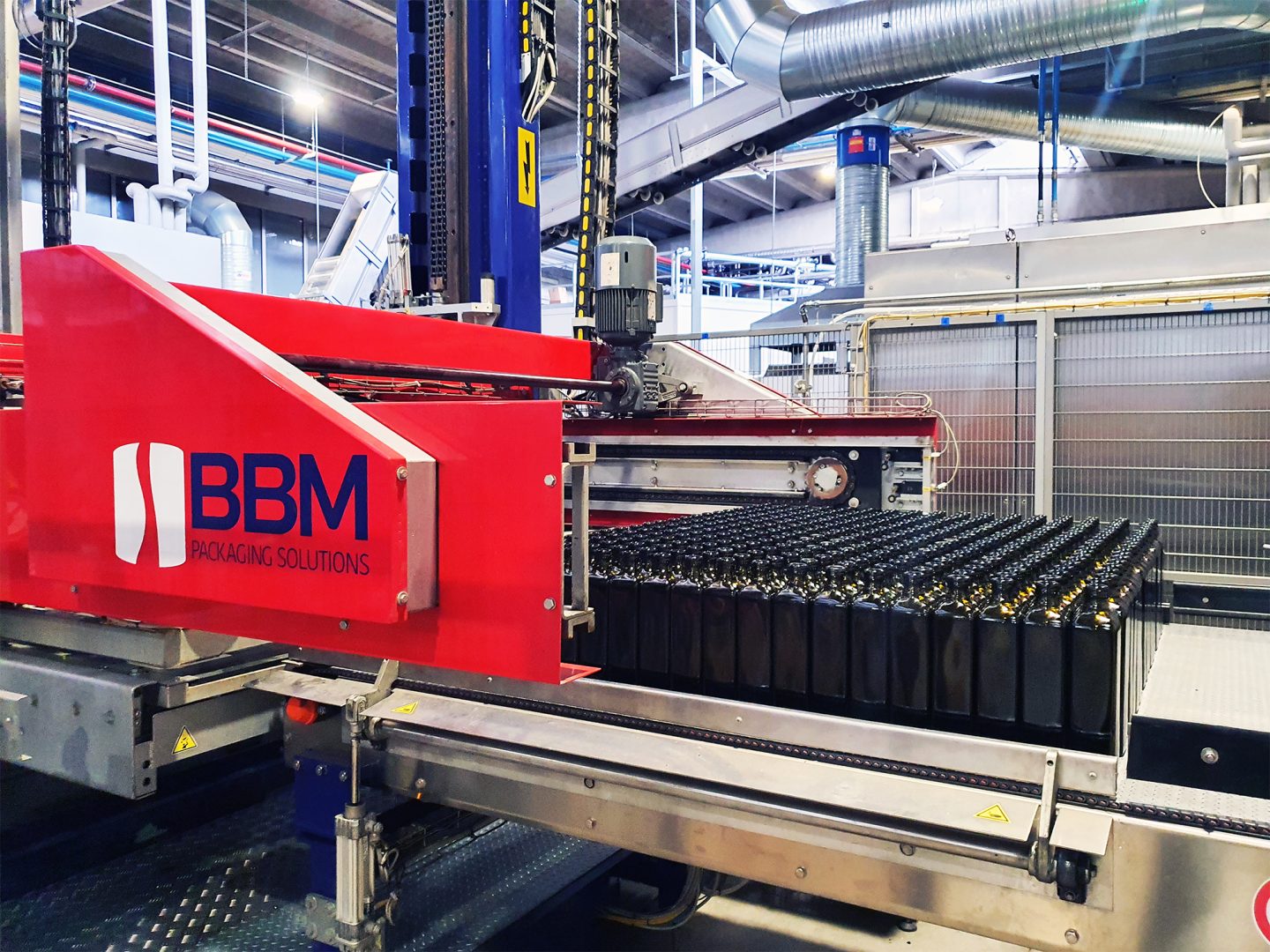 Used and reconditioned depalletizer for Oleificio Zucchi