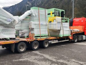 Trasporto della soffiatrice SIDEL SBO10