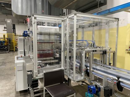 Scopri la Fardellatrice LP Packaging SFE800 usata, revisionata e garantita da BBM Service. Sovra-confeziona in film quattro fardelli da 3x2. Guarda il video