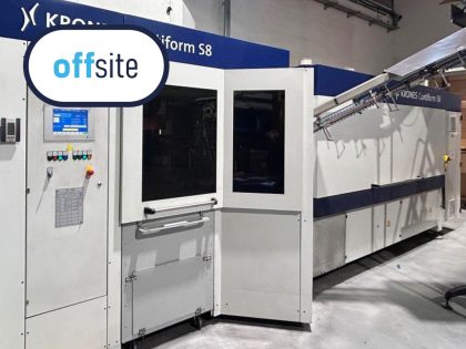 Used KRONES Contiform S8 blow molding machine. Available both as seen and approved and reconditioned. In excellent condition, watch the video and view the gallery of the machine.
