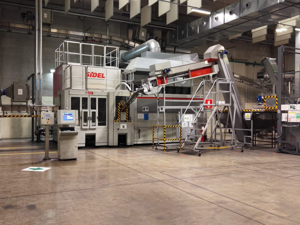 SIDEL SBO 14 blow moulder (1999), up to 18,000 PET bph. Available as-is or refurbished with warranty.