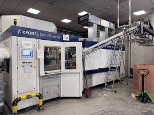 Soffiatrice Krones Contiform S8 del 2007, 12.800 bph, formato 1L PET. Revisionata, garantita e disponibile presso BBM di Lenna (Bergamo). Guarda il video...
