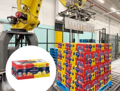 Can box reconditioning line for variety pack format