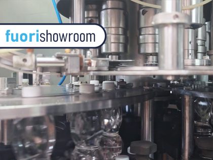 Linea di imbottigliamento PET per acqua naturale e gassata, fino a 13.000 bottiglie/ora. Completa di soffiatrice SIPA, riempitrice e tappatrice AROL.