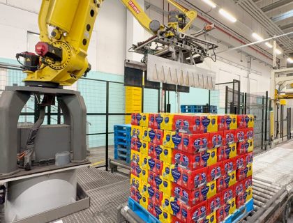 Used, reconditioned, and guaranteed OCME Pegasus palletizer