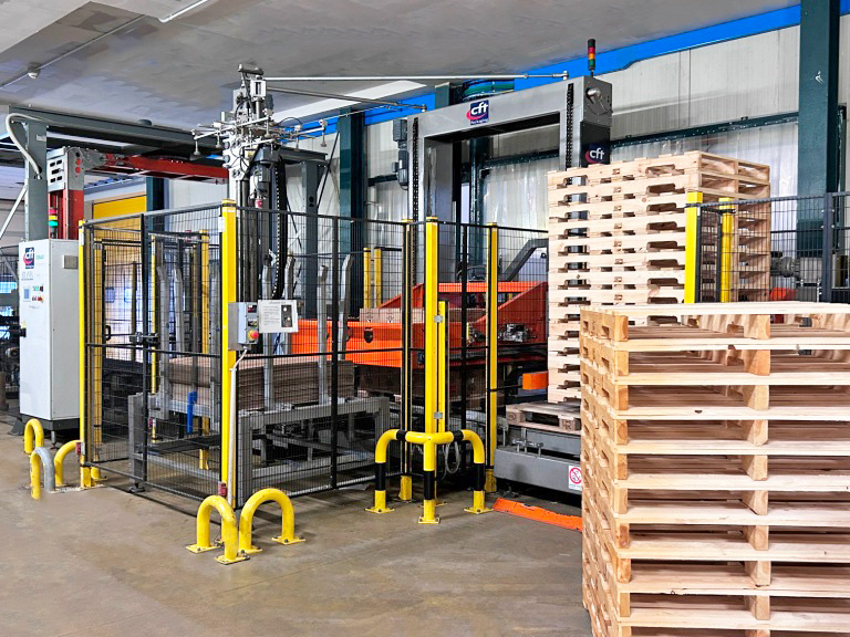 Pallettizzatore COMAC CFT usato in vendita presso BBM Packaging